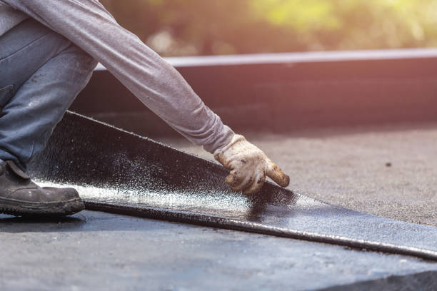Professional Waterproofing technician working in Charlotte, NC